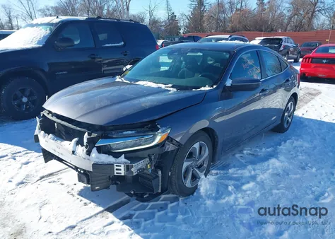 2020 Honda Insight Ex from USA, damaged, VIN 19XZE4F55LE012076